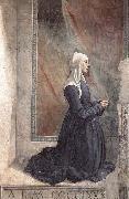 GHIRLANDAIO, Domenico Portrait of the Donor Nera Corsi Sassetti Germany oil painting artist